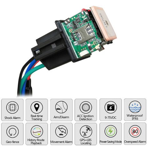 GPS Tracker Auto iUni Track i13, localizare si urmarire GPS